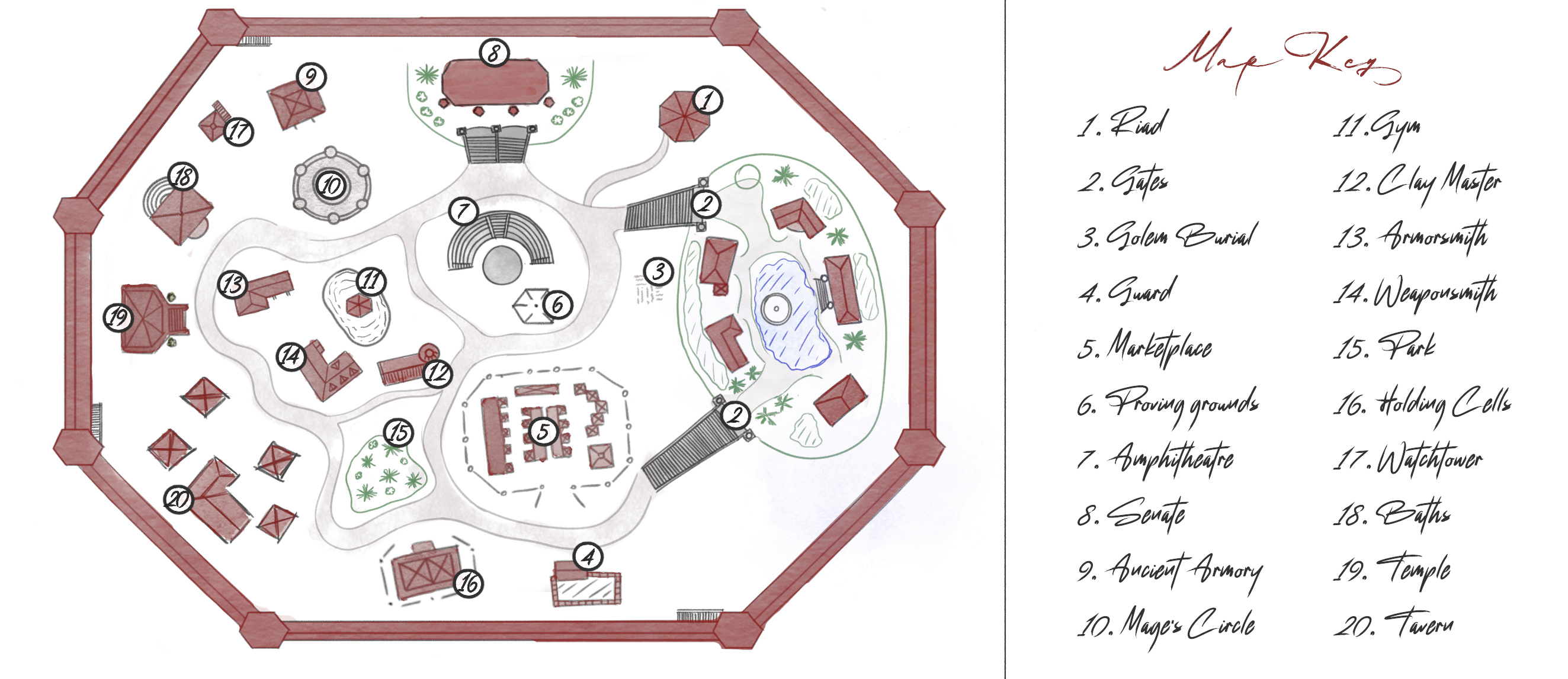 Ianeth City Map